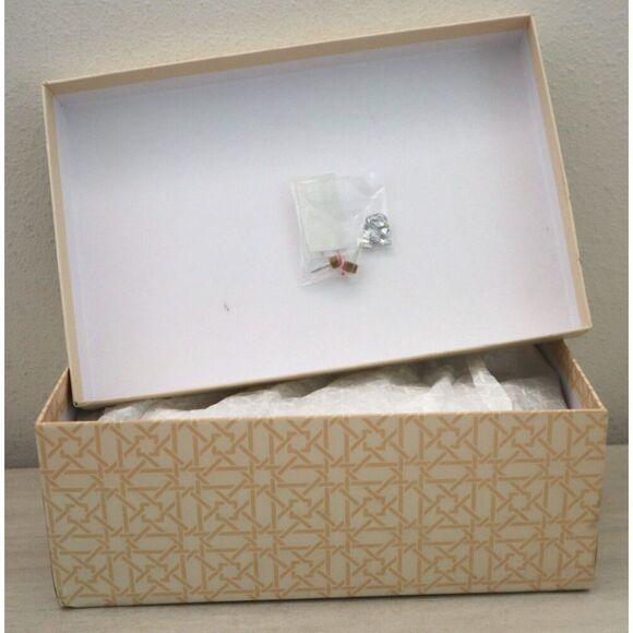 Jewel Badgley Mischka Women's Sz 8.5 Silver Dash Embellished Heel Sandals - Picture 15 of 16